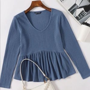 Shein Waffle Long Sleeve